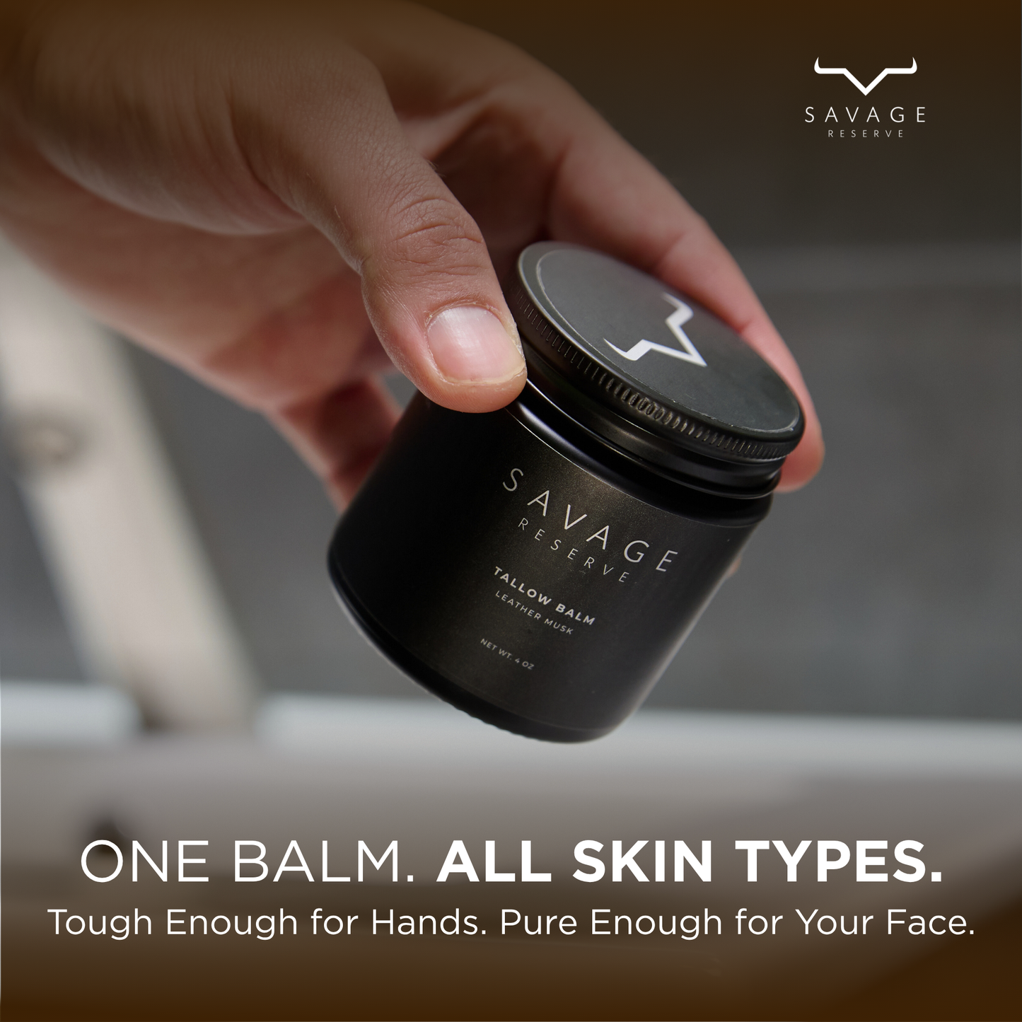 Savage Reserve Tallow Balm – Mild Musk (4oz)
