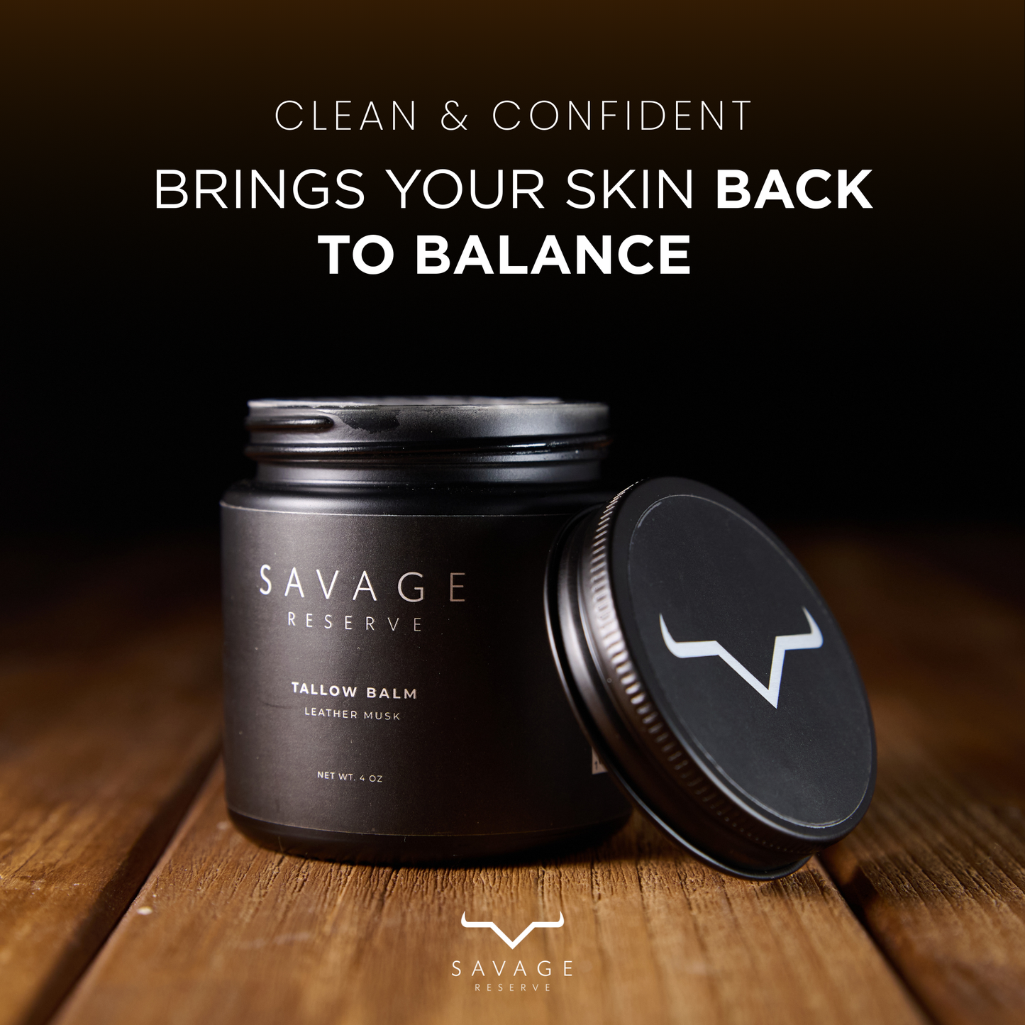 Savage Reserve Tallow Balm – Mild Musk (4oz)